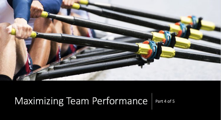 Maximizing Team Performance